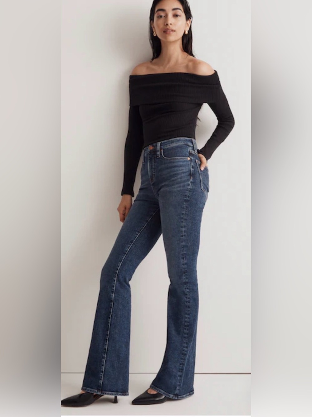 Madewell Skinny Flare Jeans Size 24 in Alvord
Wash: Instacozy Edition